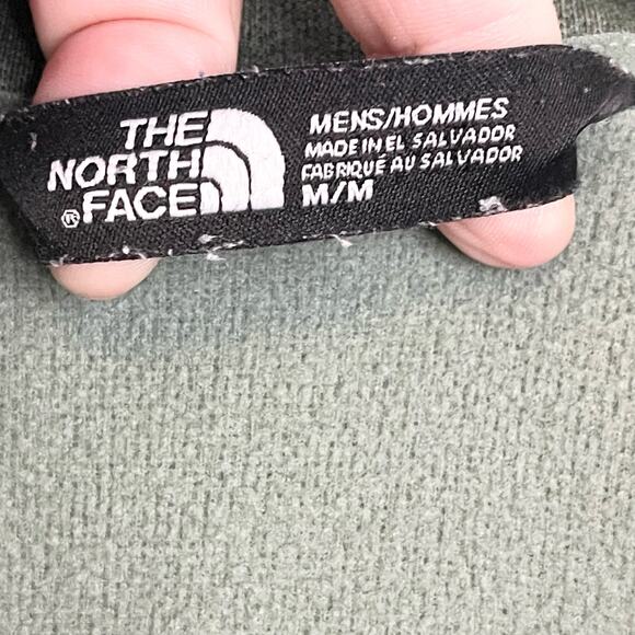 North Face Men's Green Long Sleeve Fleece Size M - Picture 4 of 7